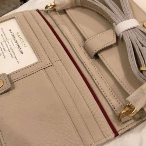 HAMMITT LEVY BENJAMIN CROSSBODY/CLUTCH/SHOULDER in Dandelion Gingham NWT - Picture 8 of 10